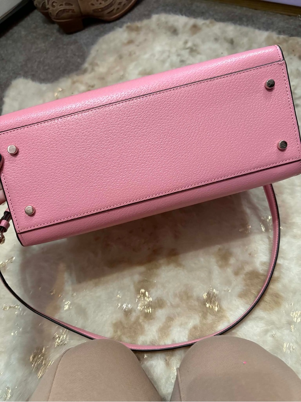 kate spade Pink Leather Structured Satchel - Picture 3 of 3